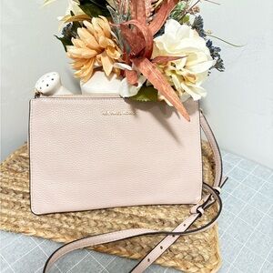 Michael Kors Pink Crossbody Bag with Minimalist Design